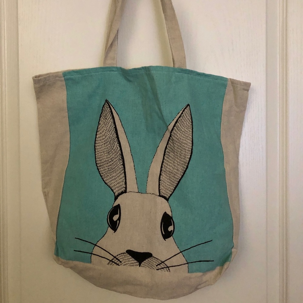 Bunny cotton tote